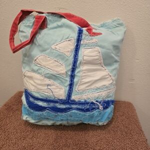 Colorful Sailboat Tote Bag